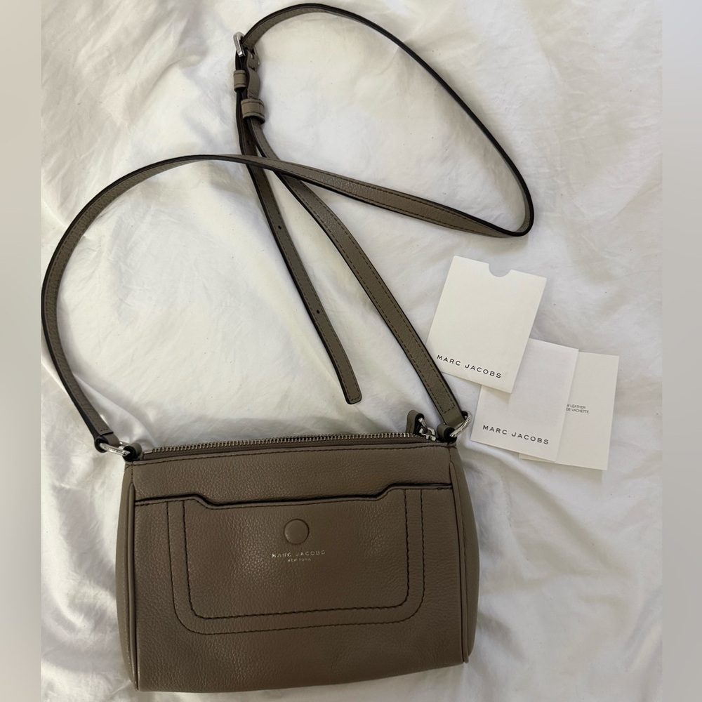 Marc Jacobs Brown Leather Crossbody Bag
